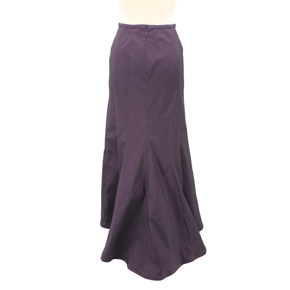 Tadashi Shoji Mermaid Maxi Skirt Size 6 Purple High Waist Formal Evening - Picture 4 of 7